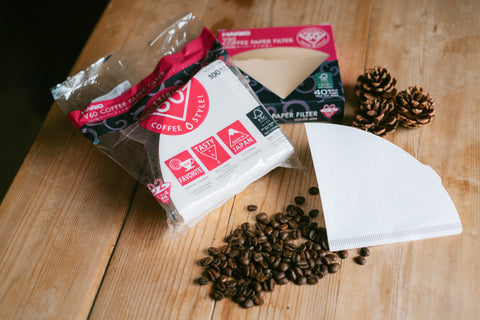 V60 Pour-over pappersfilter, 2 koppar x 100 st